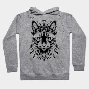 Cute Cat Illusion Design, Funny Cat Lover Gift Idea Hoodie